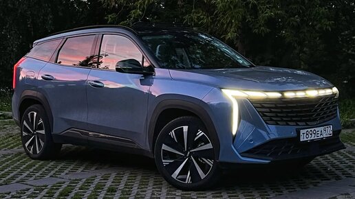 НОВЫЙ GEELY ATLAS РЕСТАЙЛИНГ НОЧНОЙ ОБЗОР И ТЕСТ ОПТИКИ💡 ПОДСВЕТКИ САЛОНА В ТЕМНОТЕ / ПЛЮСЫ и МИНУСЫ