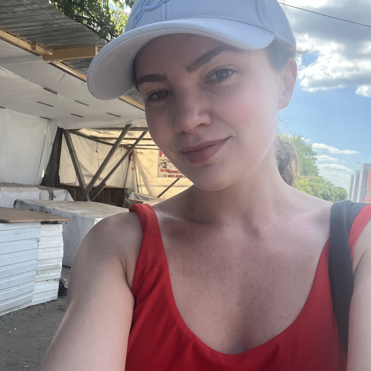 Селфи на рынке)