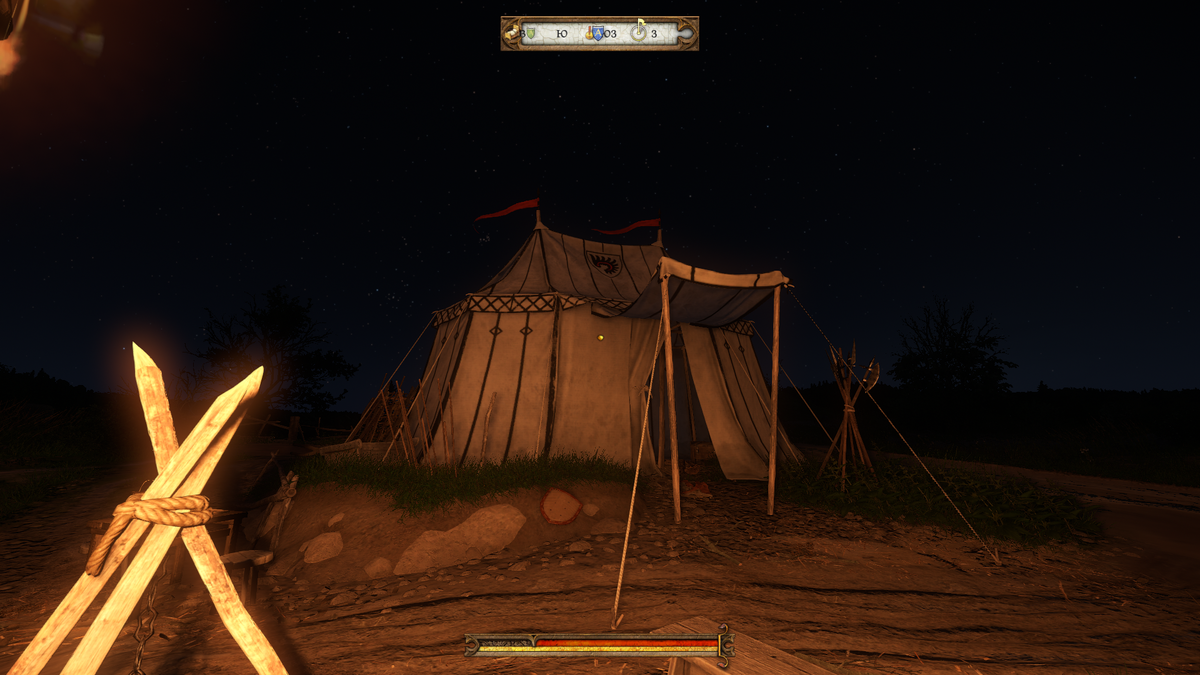 Шатёр главаря шайки. Скриншот мой