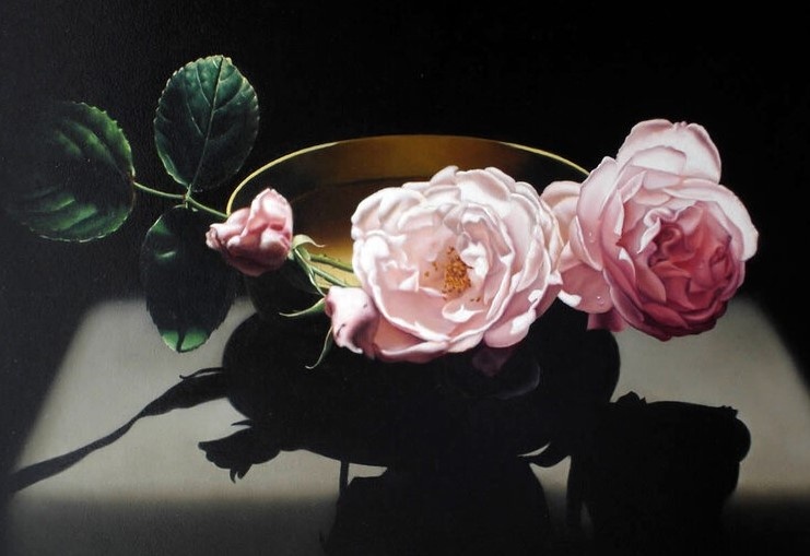 Натюрморт с розами. Художник Маартен Боффе.