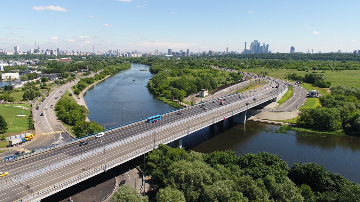    Крылатский мост. Фото: Sergey Sobyanin/Globallookpress