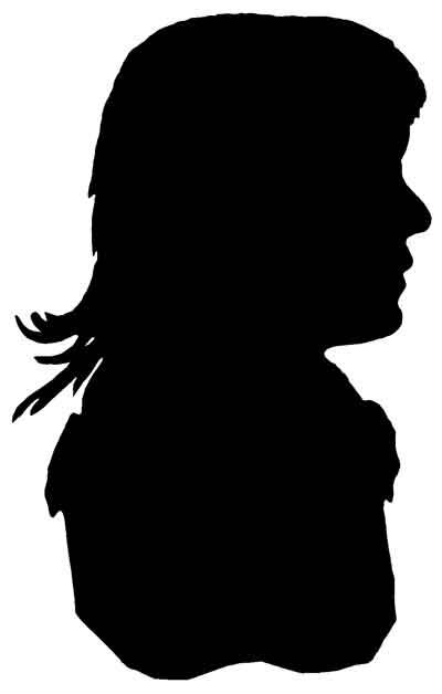 Силуэт Марии Волконской в 9-летнем возрасте. Единственное сохранившееся изображение Марии. Неизвестный художник. Фото из открытых источников