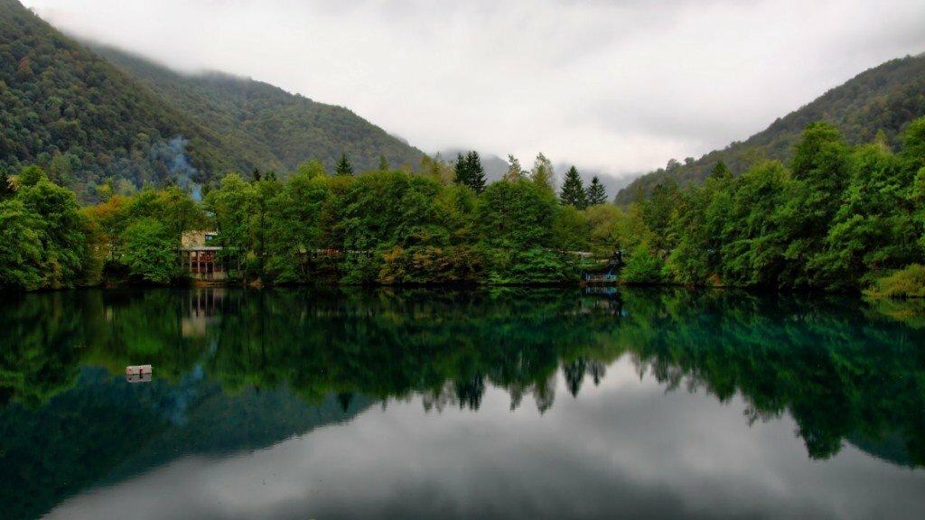 На берегах Верхних озёр растут редкие деревья и кустарники. Фото: Алексей Л. / Яндекс Карты