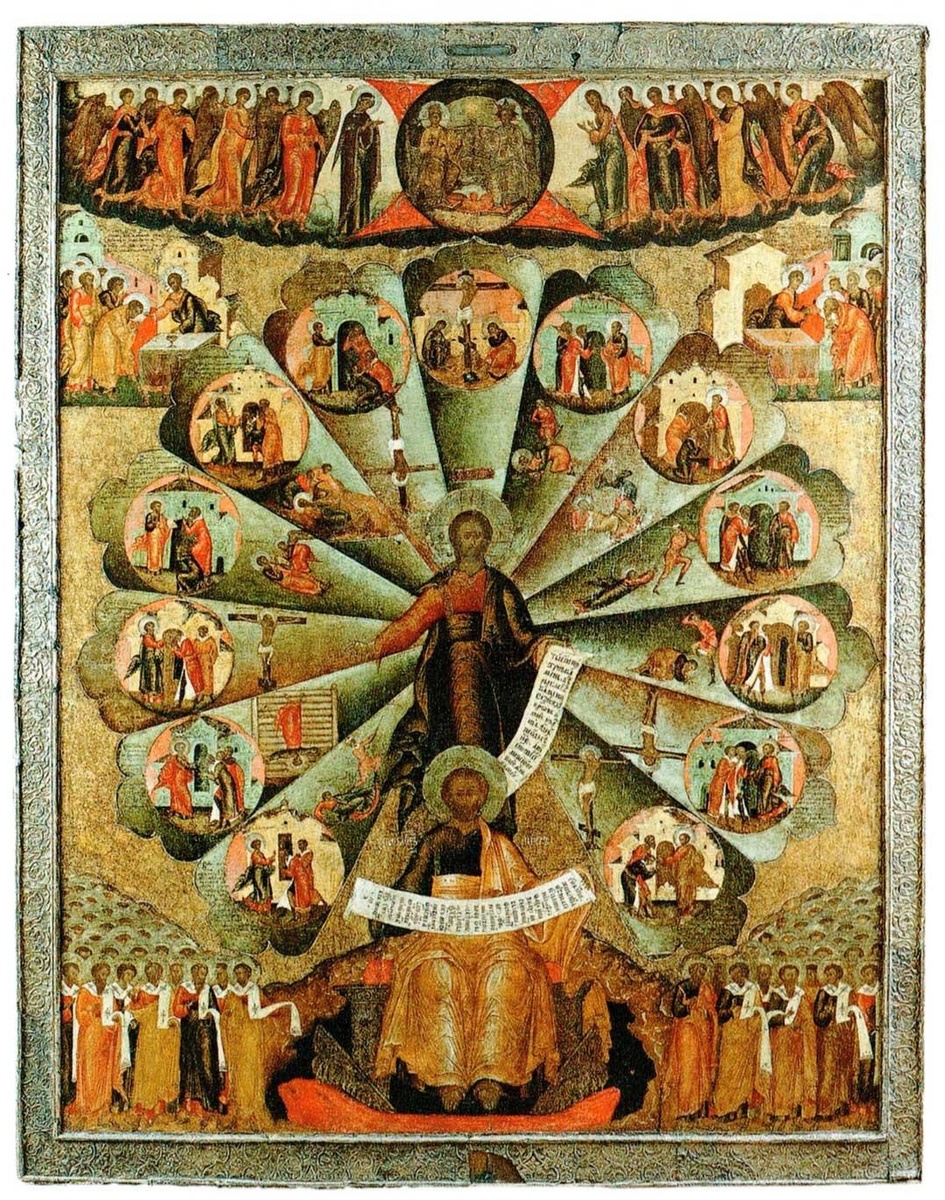 Икона «Апостольские проповеди», около 1668 года,
Великоустюгский музей-заповедник, г. Великий Устюг