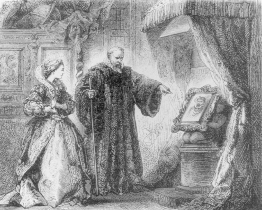 Нострадамус показывал зеркало французской королеве.
Источник фото: https://i.iplsc.com/przepowiednie-nostradamusa-nie-napawaja-optymizmem/000E4E7RHKEBBQQJ-C122-F4.jpg