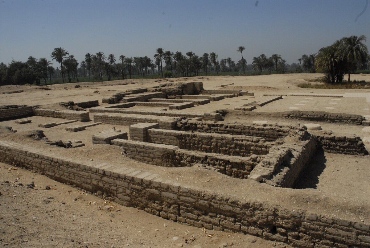 Руины столицы Эхнатона. Источник: Wikimedia Commons
