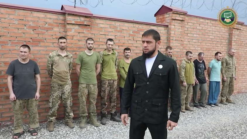 Кадр из видео, опубликованного Дудаевым. 