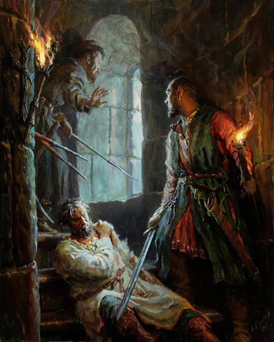 «Убийство Андрея Боголюбского» – художник Сергей Кириллов.