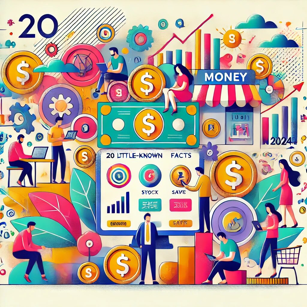 20 малоизвестных фактов о деньгах в 2024 году.