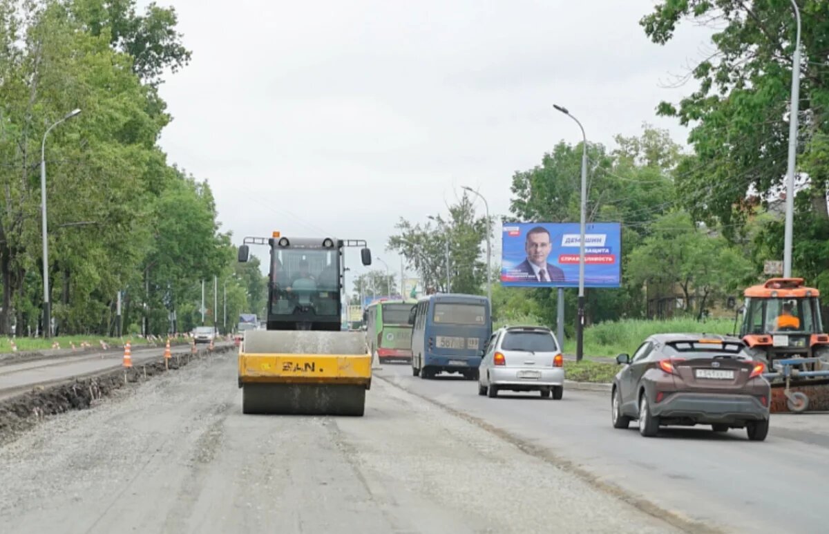    В Хабаровске сдвинули срок сдачи проспекта 60-летия Октября