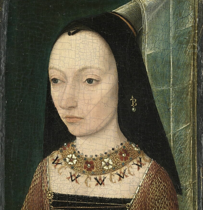 Неизвестный художник «Портрет Маргариты Йоркской, жены Карла Смелого» (фрагмент) / Лувр, Франция