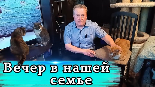 Вечер в нашей семье.