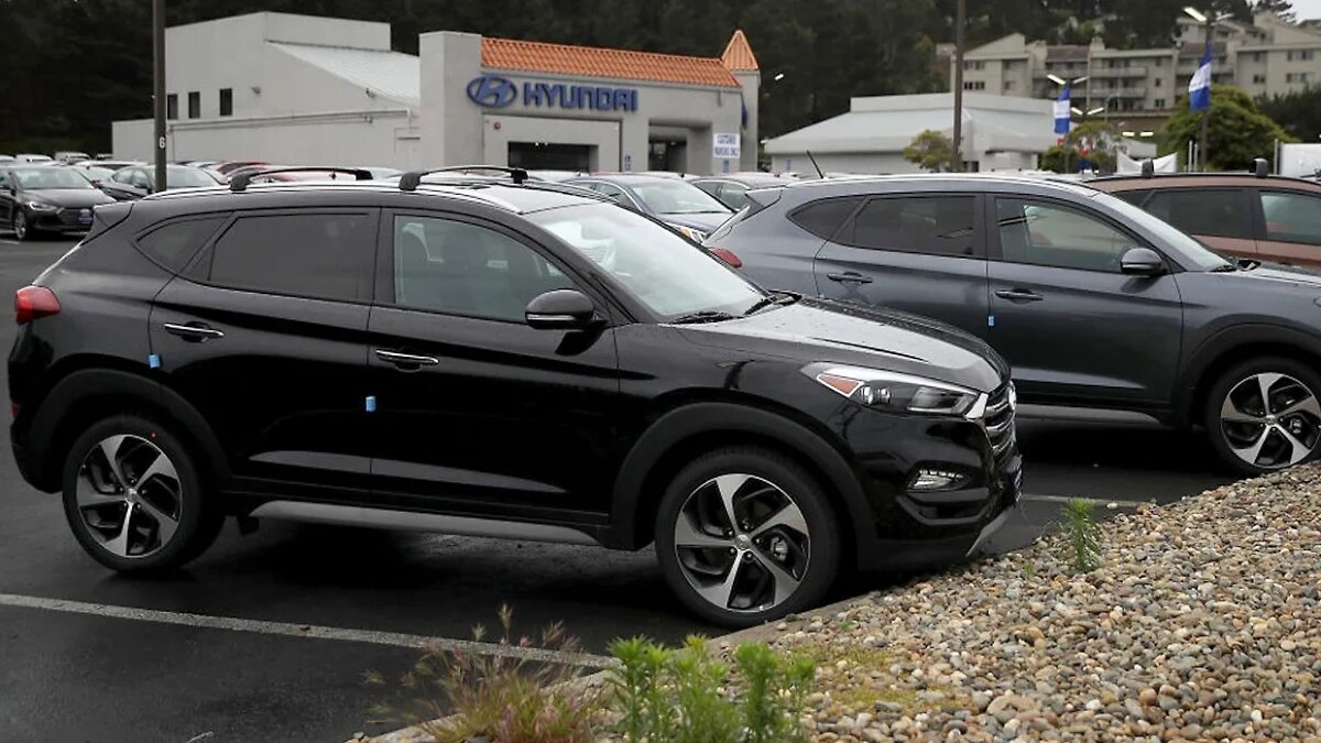 Лидером российских угонов стала модель Hyundai Santa Fe. Фото © Getty Images / Justin Sullivan