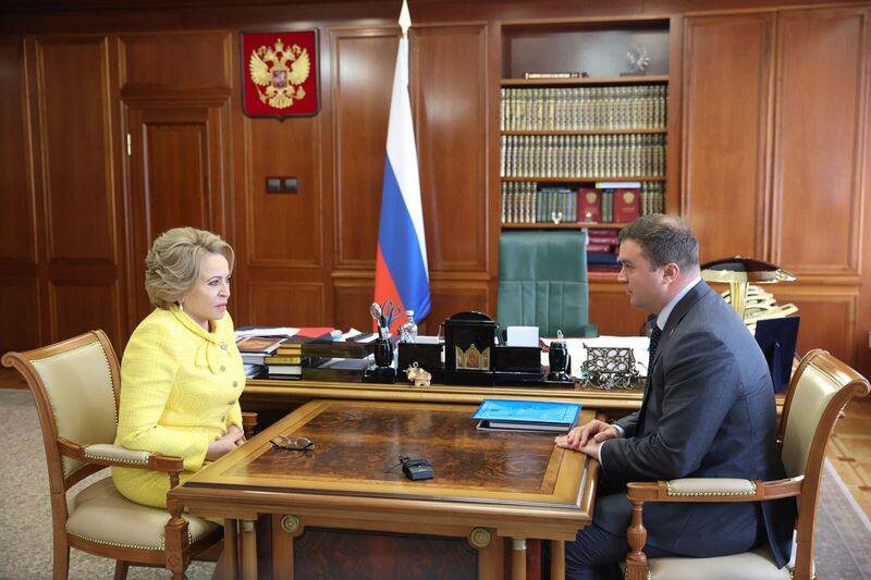 Встреча с председателем Совета Федерации России Валентиной Матвиенко