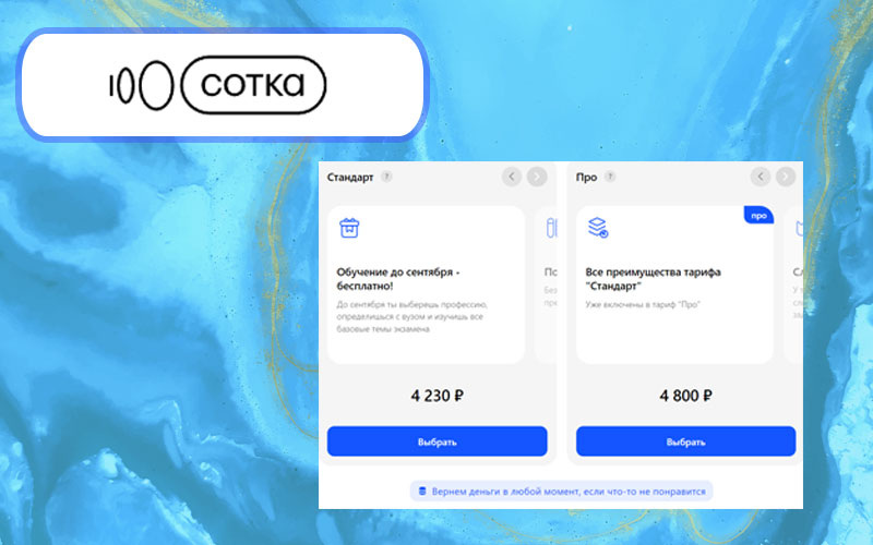 Цена обучения Сотка