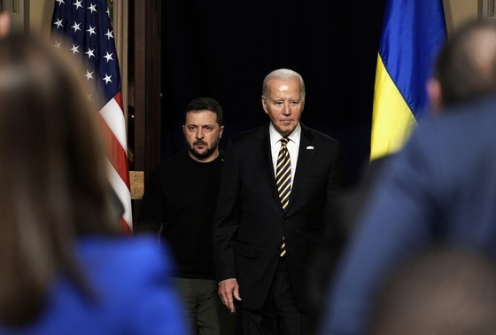    Владимир Зеленский и Джо Байден