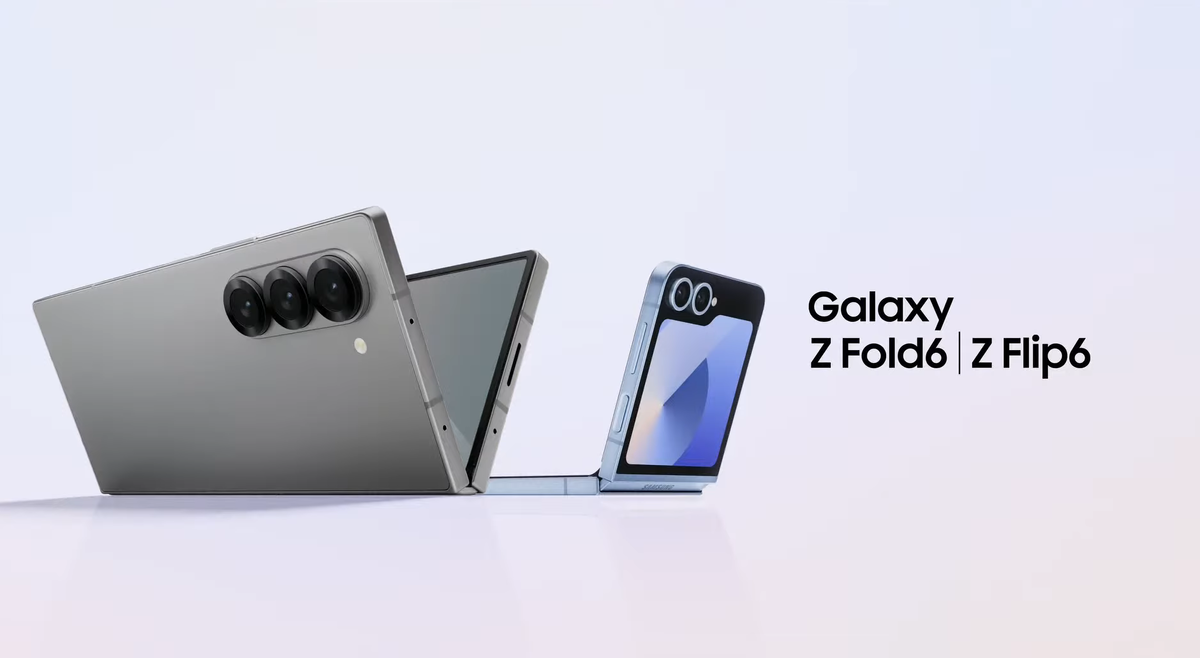     Samsung Galaxy Z Fold 6 (слева) и Samsung Galaxy Z Flip 6 (справа)