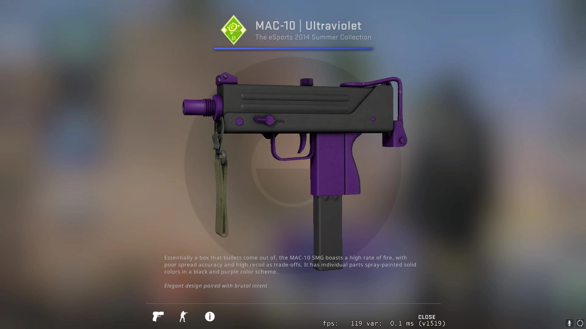     MAC-10 | Ультрафиолет