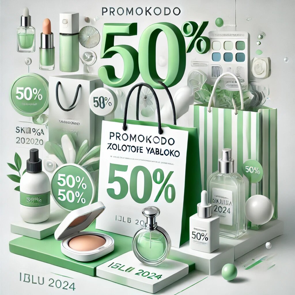 Промокод на скидку Золотое Яблоко на первый и повторный заказ в июле 2024