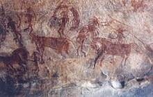 Наскальные рисунки в Бхимбетке