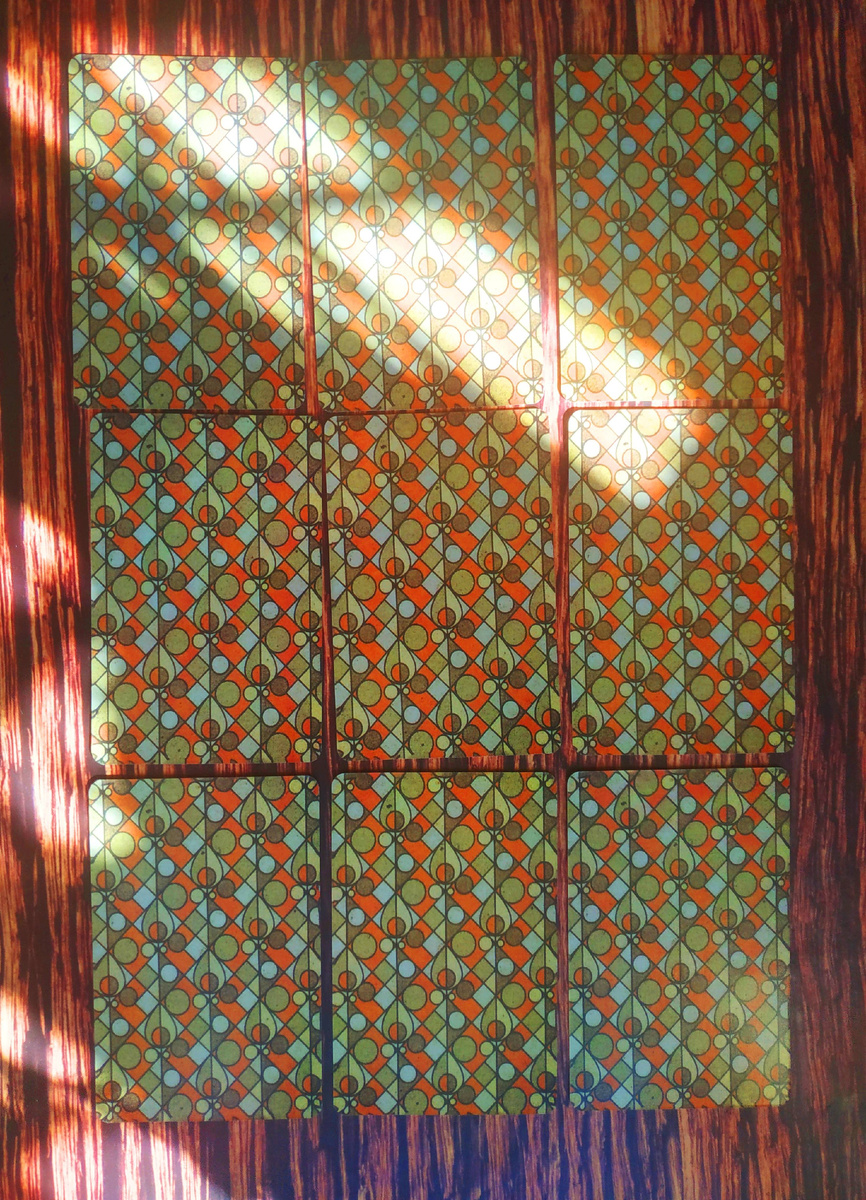 Нумерация карт идет слева направо сверху вниз