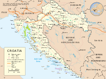 Карта Хорватии
