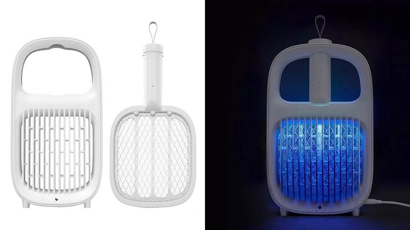 Это электрическая ловушка Yeelight Mosquito Repellent Lamp 2 в 1. Она предназначена для борьбы с различными насекомыми, которые доставляют дискомфорт в теплое время года.-2