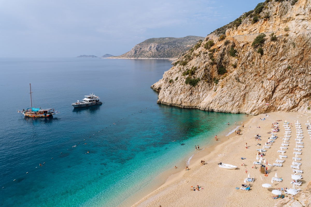 Турция, пляж Капуташ, фото автора