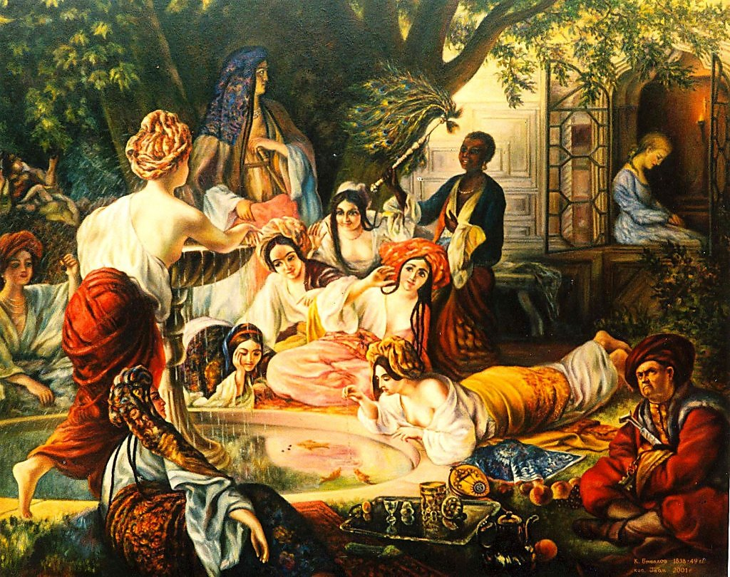 картина К. П. Брюллова «Бахчисарайский фонтан»