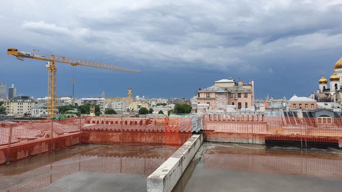 Строительство клубного дома на Золотой миле в Москве 