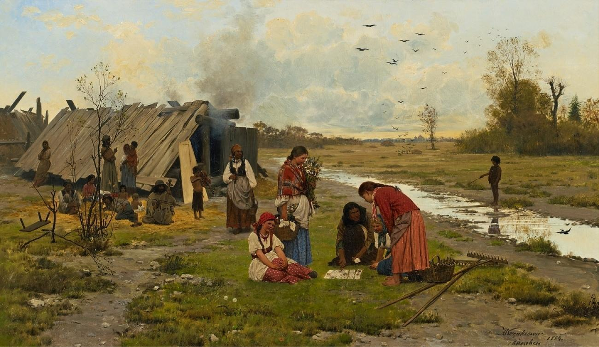Гадание по картам, Польша, Антони Козакевич, 1884 