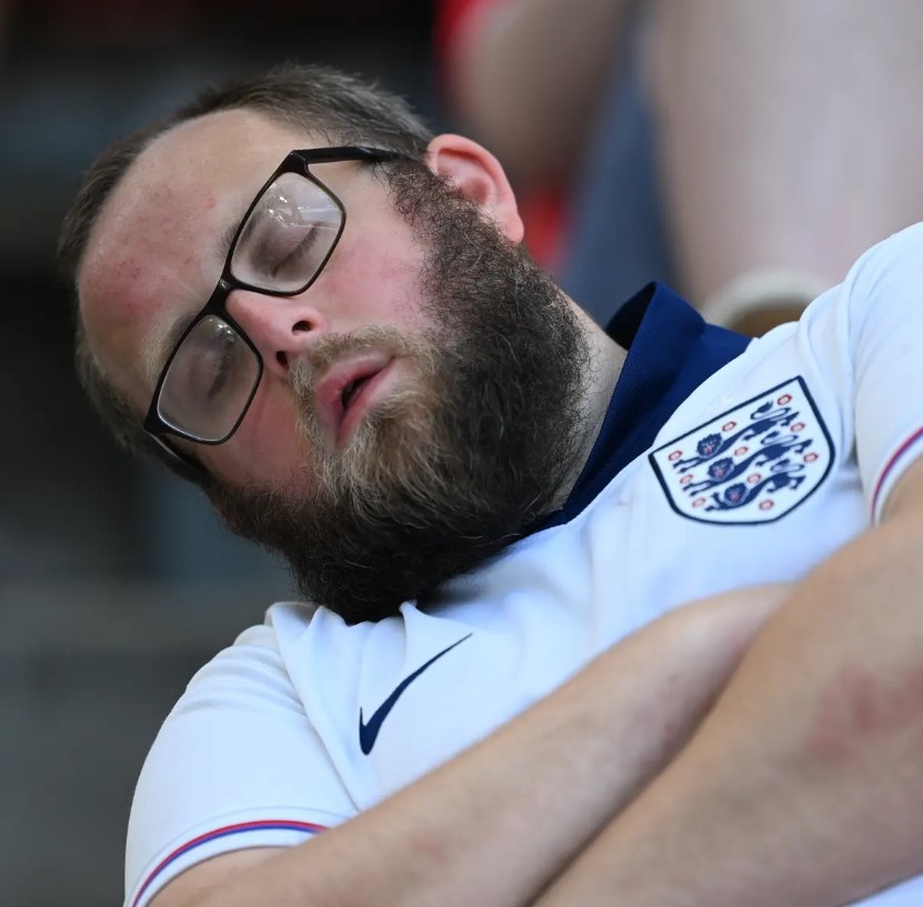 Болельщик сборной Англии по футболу на Евро-2024