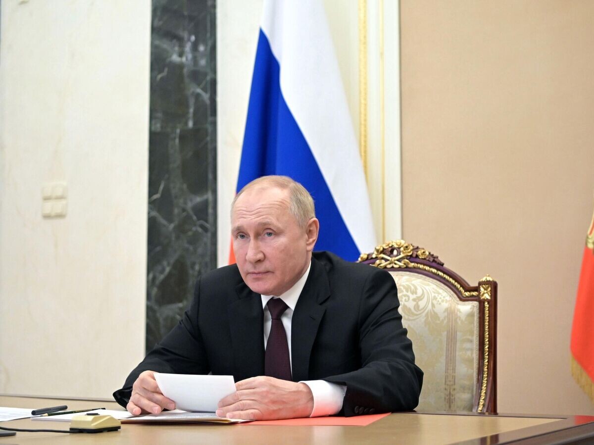    Президент России Владимир Путин© РИА Новости / Алексей Никольский