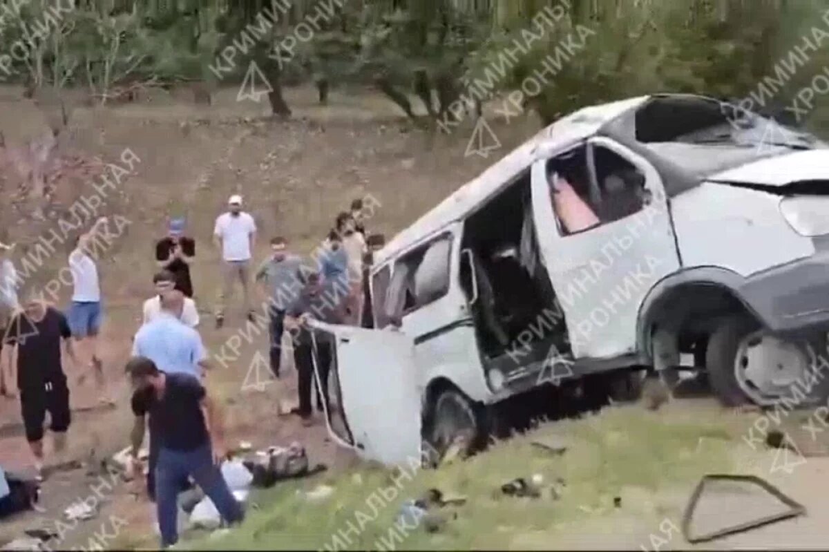    ДТП с маршруткой в Дагестане унесло жизнь ребёнка 5 лет, семеро пострадали