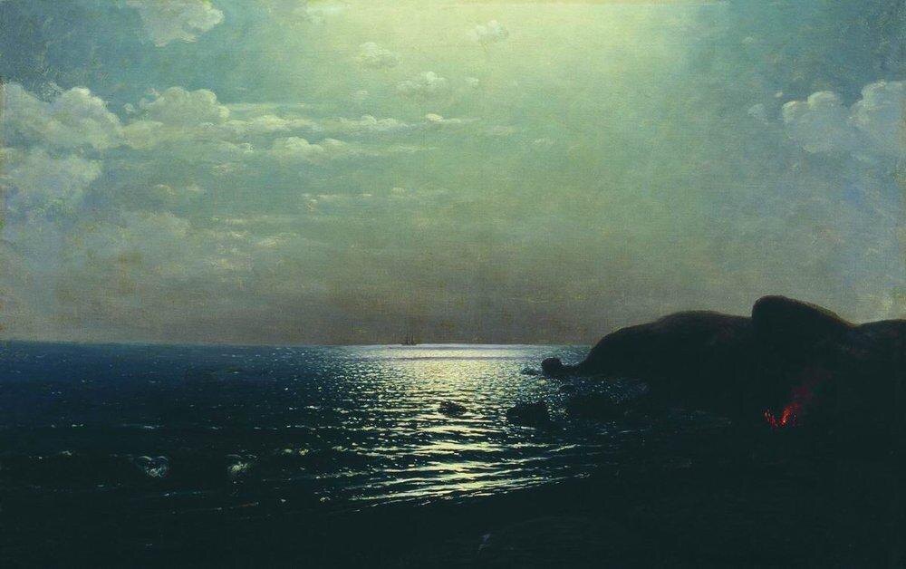 Куинджи А.И. Лов рыбы на Чёрном море    1900    Холст, масло