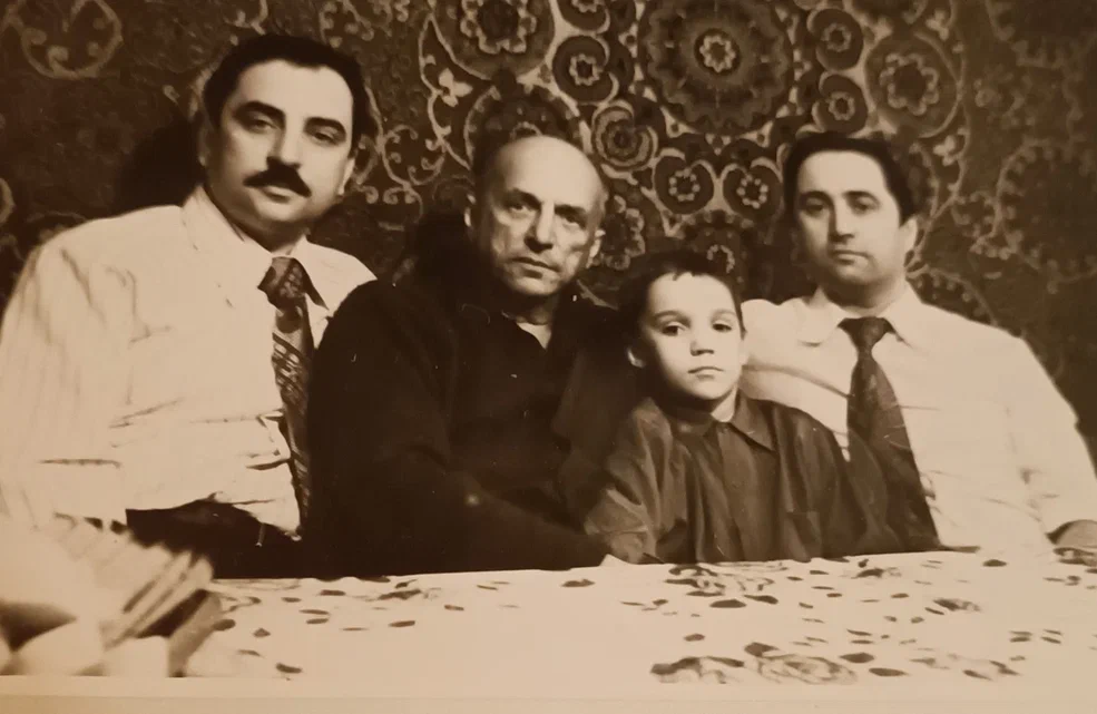 Мазуры: Евгений Глебович, Глеб Михайлович, Сергей Михайлович и Михаил Глебович.