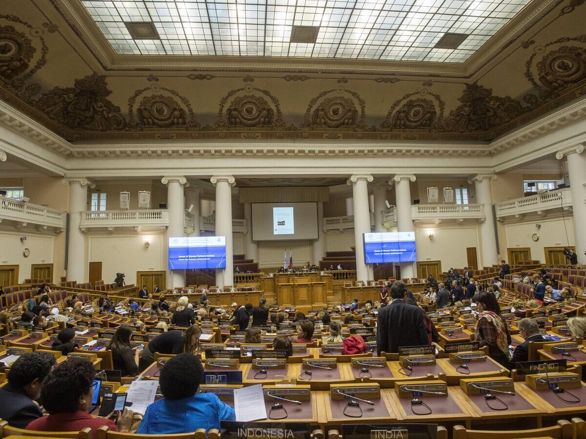    137-я Ассамблея Межпарламентского союза в Санкт-Петербурге© РИА Новости / Александр Гальперин