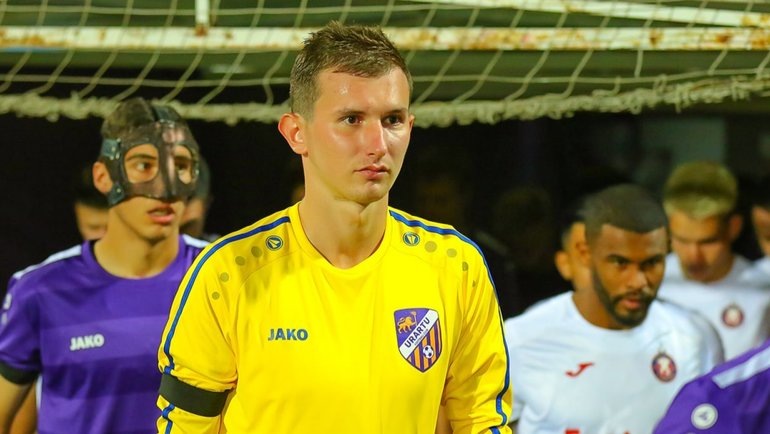    Российский вратарь «Урарту» Александр Мелихов.пресс-служба «Урарту»