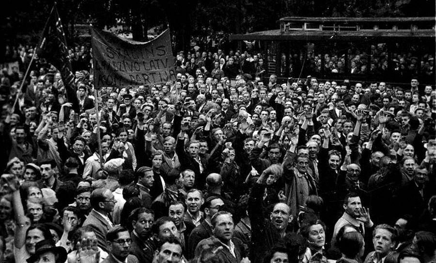 Латвия, лето 1940 г.