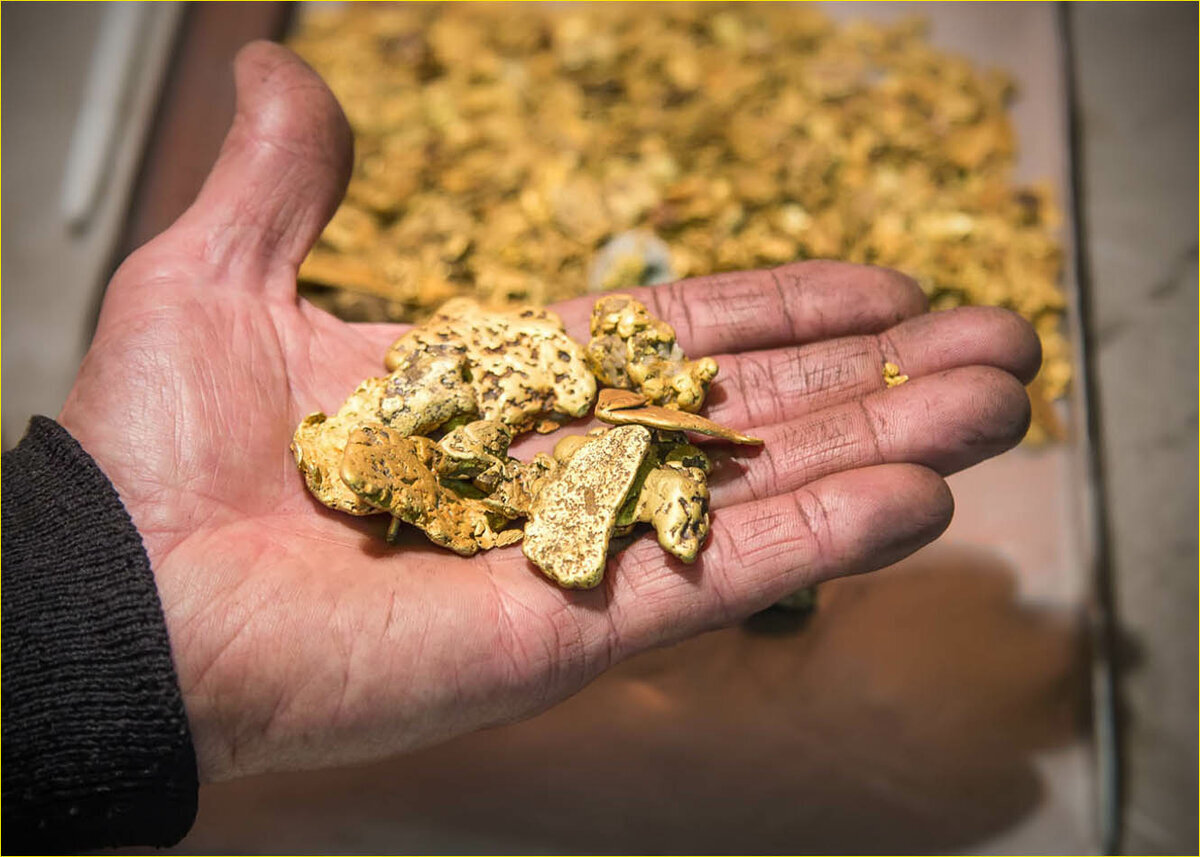 Добытое золото