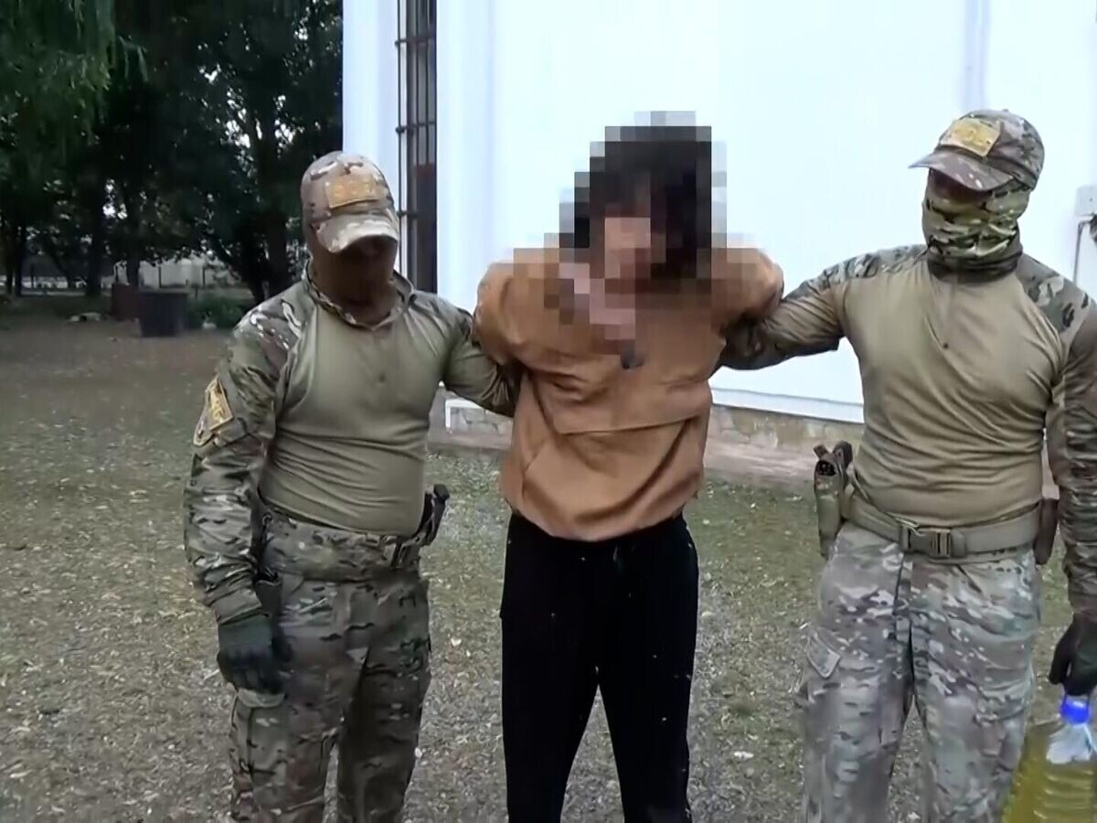    Задержание террориста, планировавшего нападение на православный храм в Майкопе© ФСБ РФ