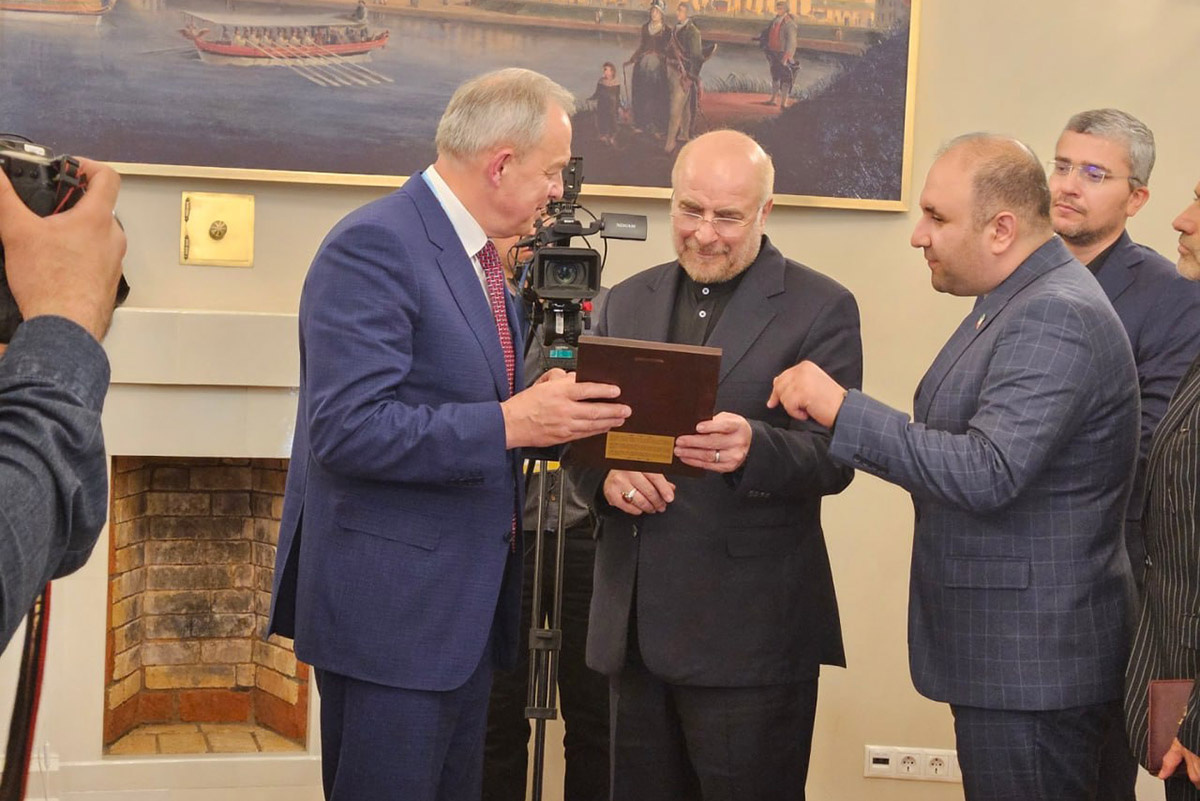    Сергеенко провел встречу с председателем Собрания исламского совета Ирана Галибафом