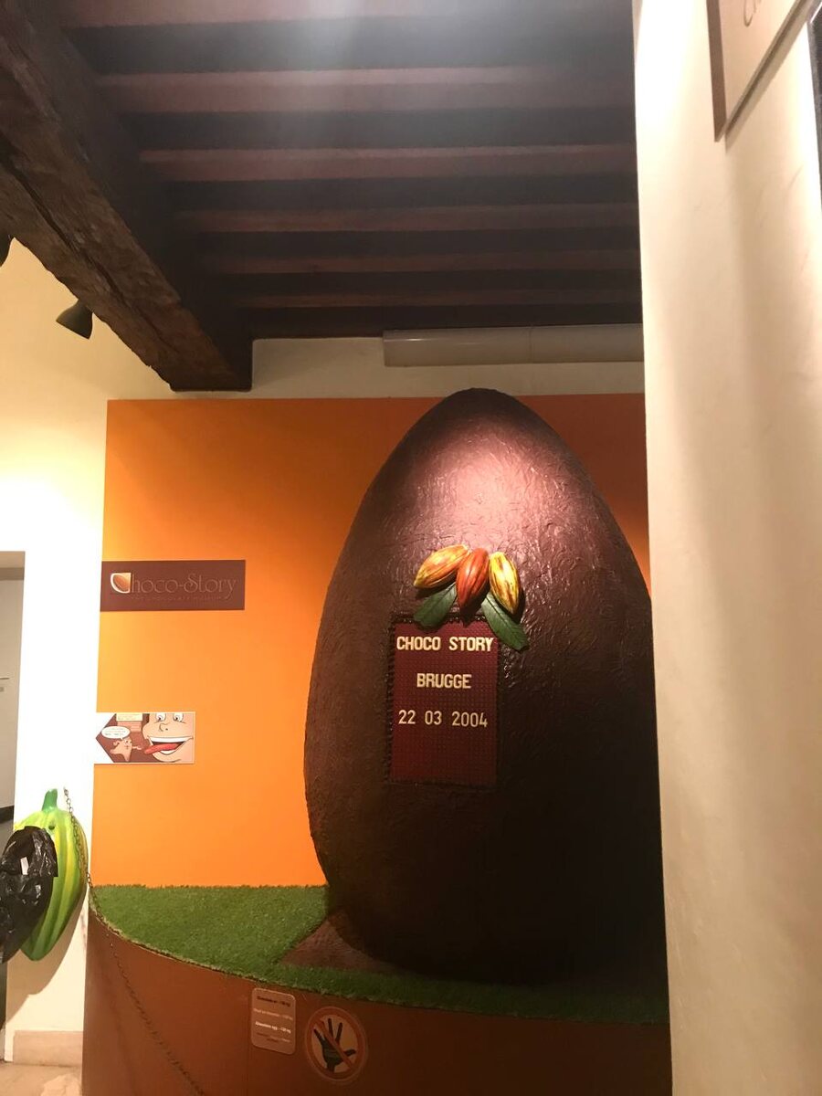 Все экспонаты сделаны из настоящего бельгийского шоколада!