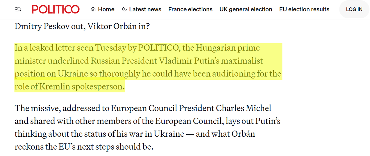 По крайней мере, с 9 июля в Сети — в основном с подачи украинских СМИ — активно разгоняется тема с письмом премьер-министра Венгрии Виктора Орбана главе Евросовета Шарлю Мишелю.-2