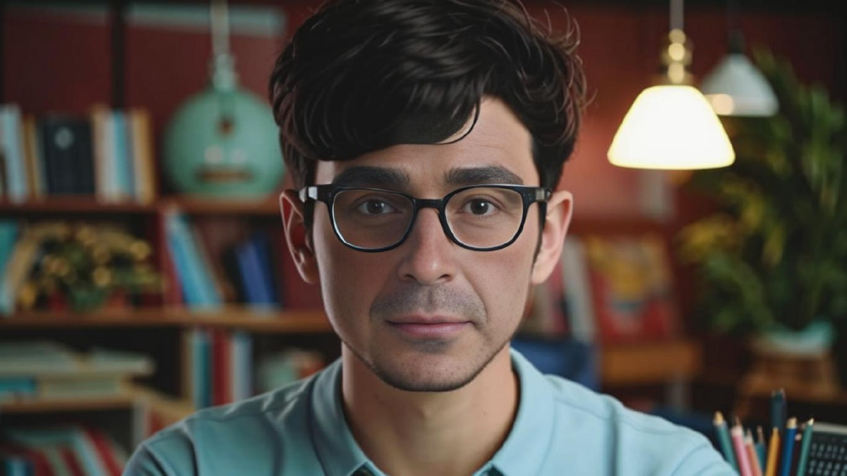 Опять этот мужик! Кандиныч мне его всегда выдаёт, когда я прошу что-то такое, что он делать не хочет. Запрос: Онлайн-репетитор мотивирует учеников, прививает им любовь к своему предмету, разжигает пламя в их глазах