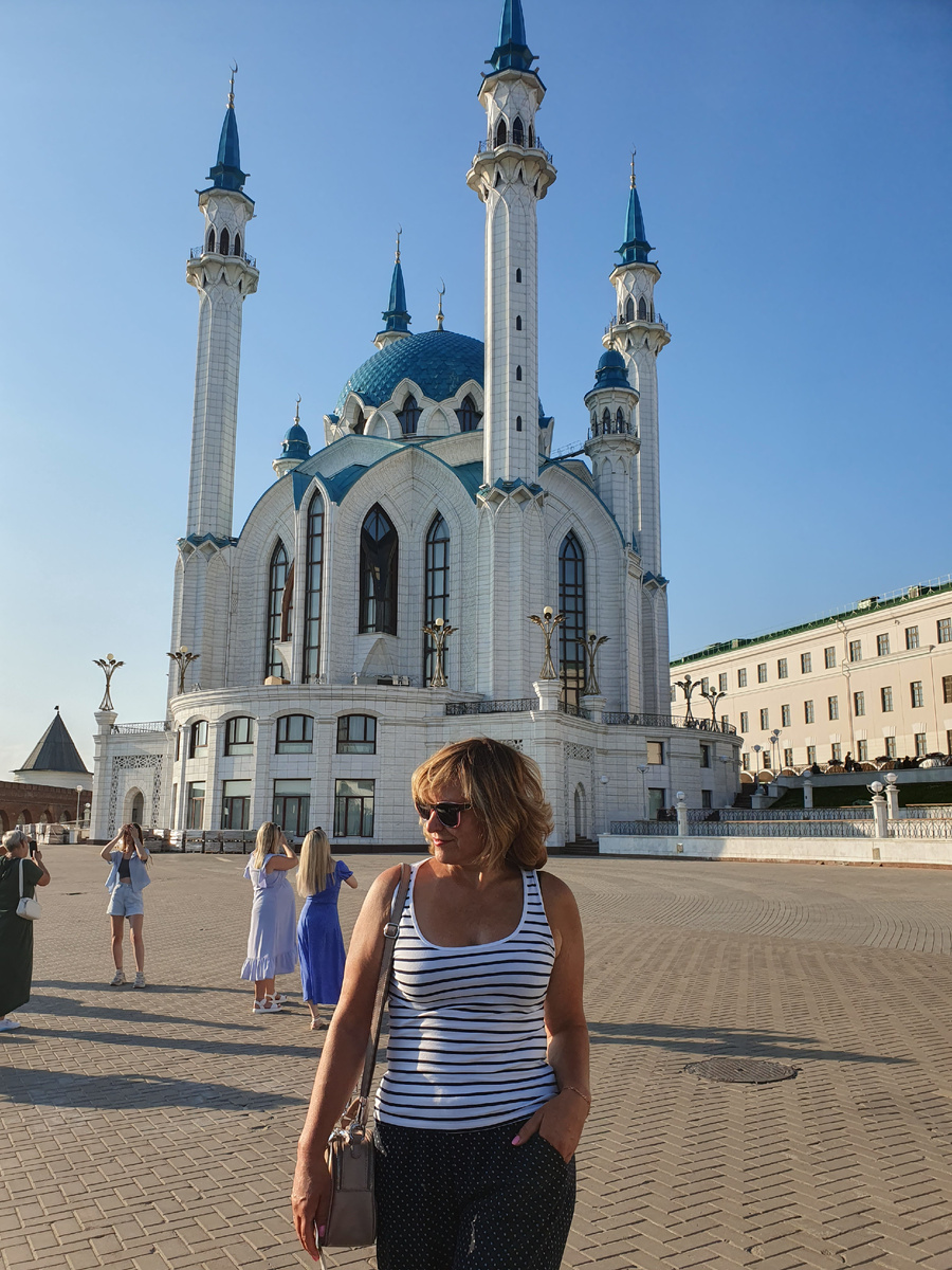 Главный символ Казани мечеть Кул Шарифа, построена в 2005 г