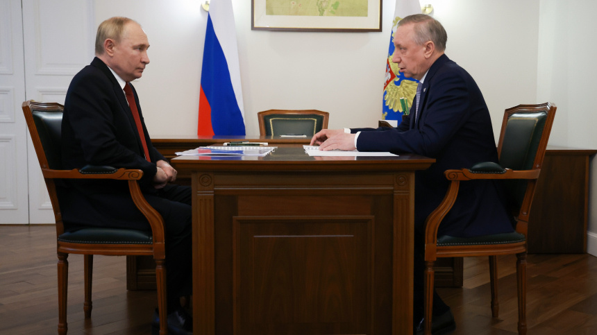 Президент встретился с губернатором Петербурга, который и выступил инициатором этой идеи. Фото: © РИА Новости / Вячеслав Прокофьев; 5-tv.