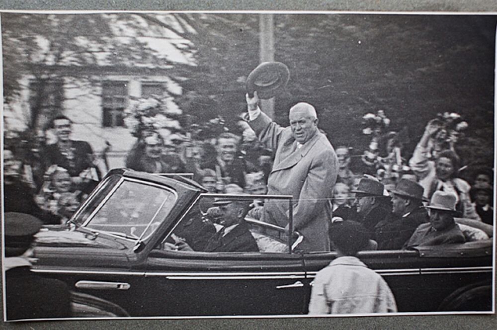 Хрущев во Владивостоке в 1959 году.