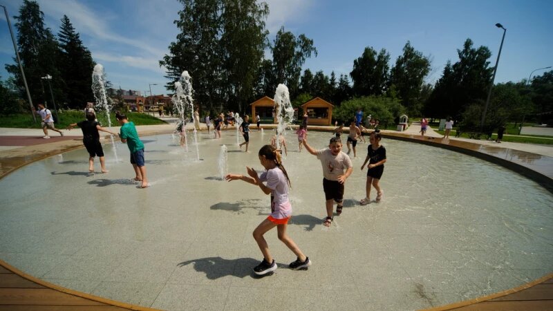     Жара в Барнауле 2024. Центральный парк. Дмитрий Лямзин