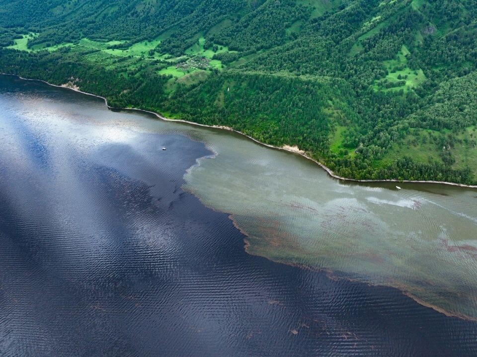    Телецкое озеро и река Чулышман. Источник: vk.com/altzapovednik